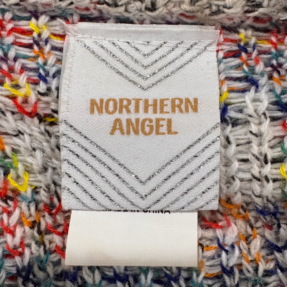 Northern Angel Long Open Front Southwest Pattern Cardigan Duster Sweater Large - Picture 5 of 7